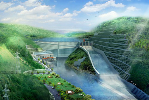 青羊老挝南塔河1号水电站项目